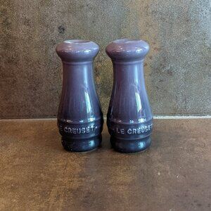 Le Creuset salt and pepper shakers